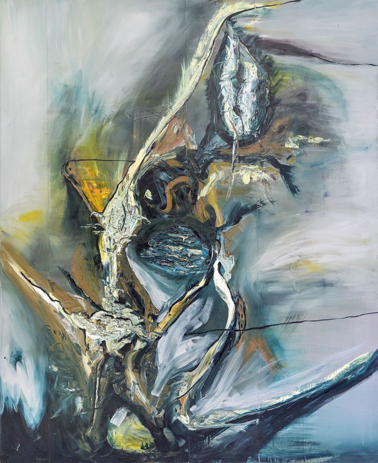 130 x 160 Oil on canvas Oilpainting abstract contemporary- 2007 Marcela Margret Kamans Kozlik Kunst