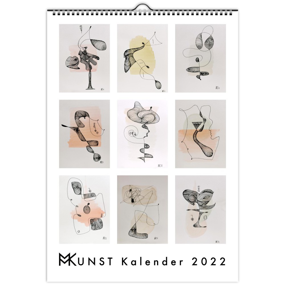 Aquarell Kunst Kalender 2022