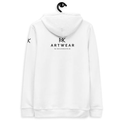 Kunstdruck Hoodie “Gelb-Braun II”