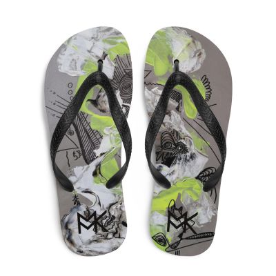Kunstdruck Designer Flip-Flops